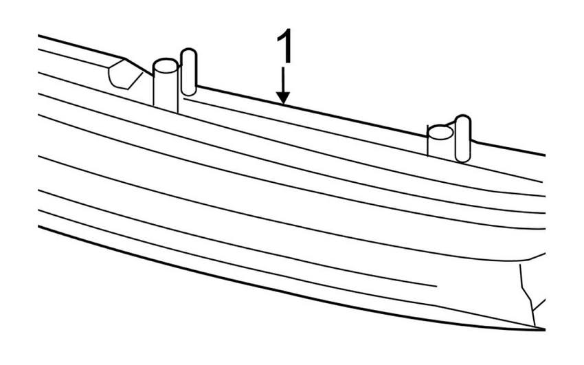 Mercedes Daytime Running Light - Front Driver Left 2128204959